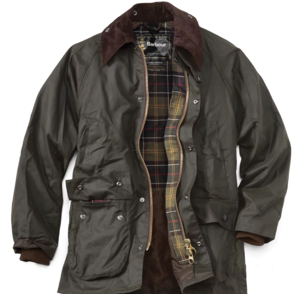 Barbour Men's Bedale Wax Jacket Olive